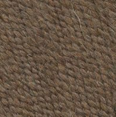 Пряжа "Простая", 50% Шерсть, 50% Акрил, 100гр - 200м, темно-бежевый