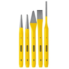 STAYER Hercules, 5 предметов, набор зубил и кернеров в пластиковом держателе, Professional (21077-H5)