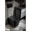 Boheme 970-SET-B Унитаз подвесной, Mane Черный матовый c крышкой