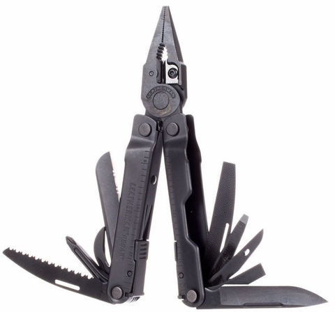 Мультитул Leatherman Rebar Black, 17 функций, нейлоновый чехол (831563) - Multitool-Leatherman.Ru