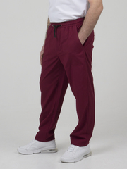 Брюки мужские повара кондитера "Вишня" , цвет бордовый
