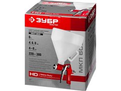 ЗУБР MKP 600, 4, 6, 8 мм, картушный пистолет для штукатурки верхний бачок (06466)