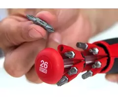 Бита двухсторонняя Doppelbit PZ1/PZ2 30мм Wiha 7412Z 43863