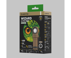 Налобный фонарь Armytek Wizard C2 Pro Max Sand F06701CS