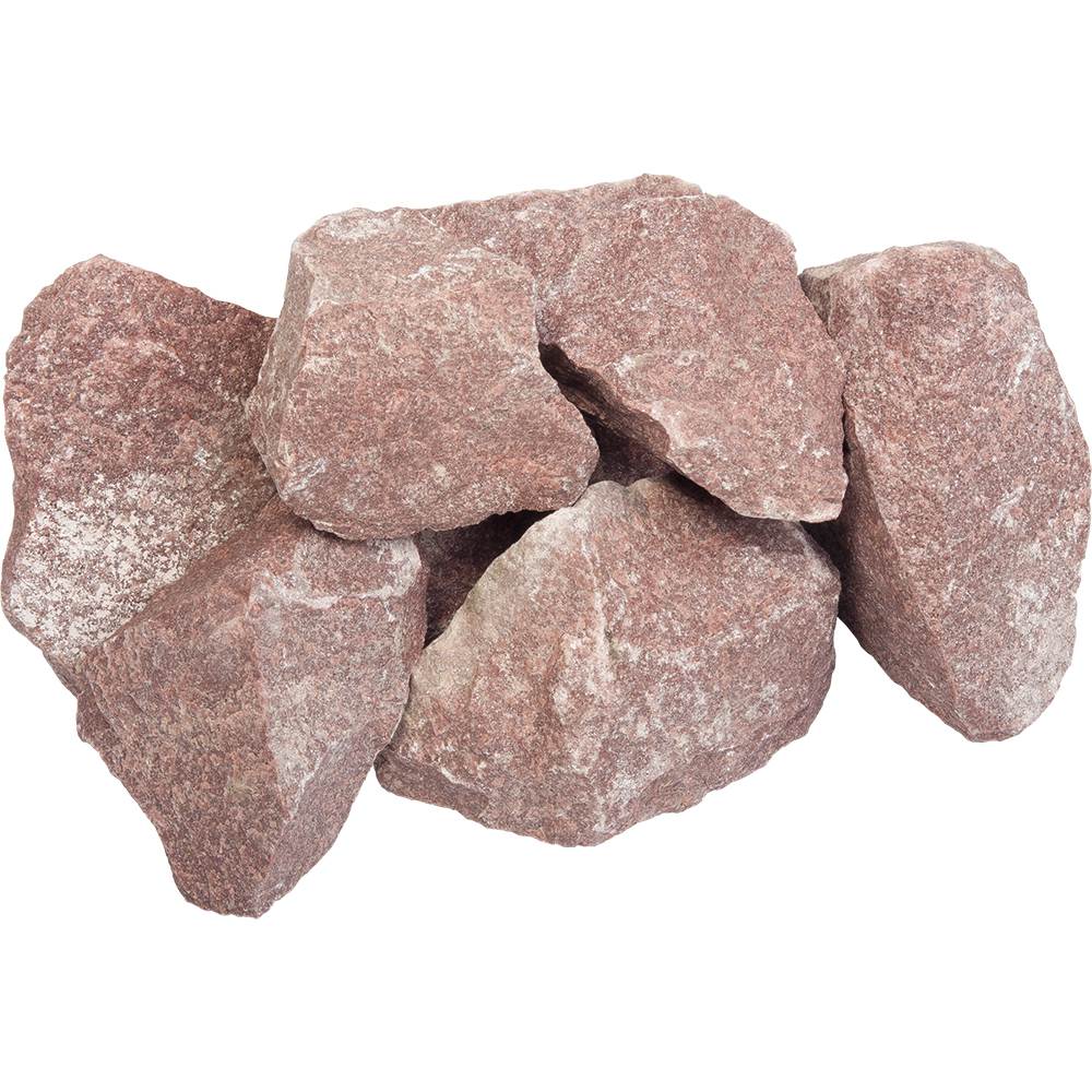 Камень малиновый кварцит обвалованный 20кг