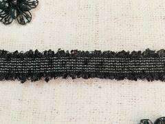 Тесьма текстильная люрекс бахрома, ш. 3 см