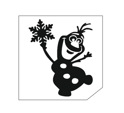 Трафарет для блеск-тату 6*6 новый год 317S