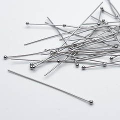 Пины (штифты) с шариком, сталь, размер 50*0,7 мм, цена за 20 шт