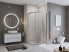 BelBagno TRAY-MR-UNO-R-80-550-35-W-CR Поддон из искусственного мрамора в комплекте с сифоном с декоративной накладкой (хром)