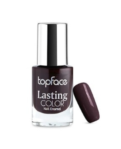 Topface Лак для ногтей Lasting color тон 48, благородный бордовый - PT104 (9мл)