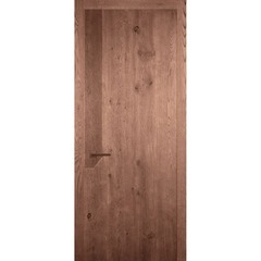 Купить Межкомнатная дверь массив дуба Легно 6 дуб морёный глухая