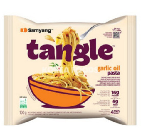 Лапша Самянг TANGLE Паста с чесночно-масляным соусом 100 г