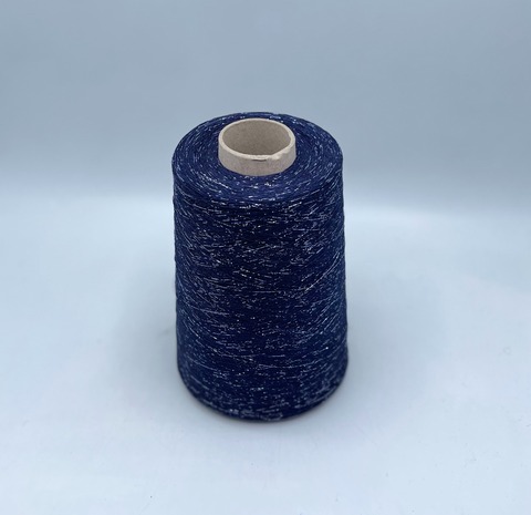 Industria Italiana (пр.Италия),art- Frizzante 3500 м/100гр, 70%Вискоза, 15%Металлик(Люрекс), 15%Полиамид, цвет-Синий. арт-36057