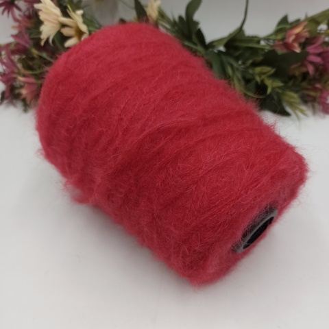 Бобинная пряжа мохер Wig от Millefili S.p.A Красный 390гр