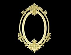 Силиконовый молд рамка № 26 Рамка двойная