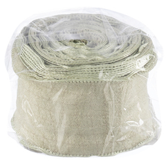 Лента полиэстер жатая с волнистым краем (4,0 см*9,14 м), Авокадо, 1 шт.