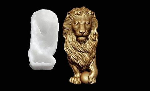 Силиконовый молд № 90 Лев 2 D