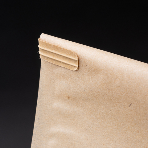 Пакет с прямоугольным дном 15*19*12 см с окном и зажимом, крафт