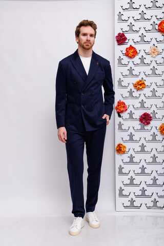 Liu Jo Пиджак-джерси двубортный из шерсти с хлопком