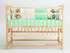 Кроватка детская Промтекс Мини КД мпМ натуральный маятник продольный