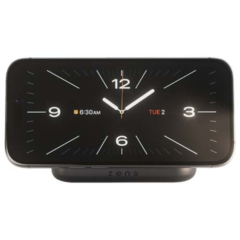 Магнитное зарядное устройство Zens для прикроватной тумбочки мощностью 15 Вт