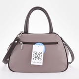 Сумка Саломея 479 наппа тауп + шоколад