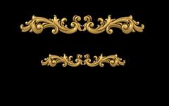 Силиконовый молд № 105 Орнамент большой + малый в подарок