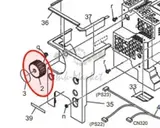 20AL48470G, Пластиковая ручка для удаления замятий Konica Minolta bizhub Press C71cf, Original
