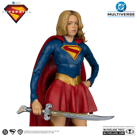 Фигурка Супергерл и щенок Крипто из фильма Supergirl Deluxe Theatrical Edition