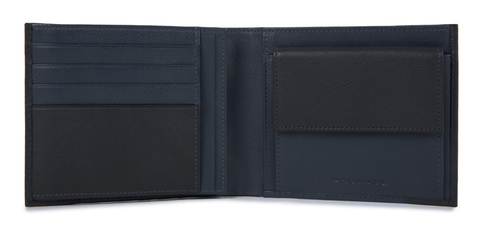 Кошелек мужской Piquadro Pulse PU1240P15/BLU3 тёмно-синий, кожа натуральная