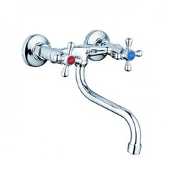 DMX12-A605 двурукий смеситель для кухни настенный (2шт в уп)