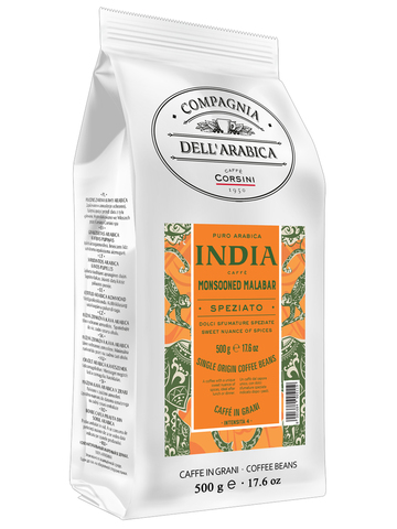 купить Кофе в зернах Compagnia Dell`Arabica India Monsooned Malabar, 500 г (Компания Дель Арабика)