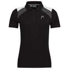 Женское поло Head Club 22 Tech Polo Shirt W - black