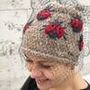 Набор материалов к МК Божья коровка в технике Puff Color Knitting