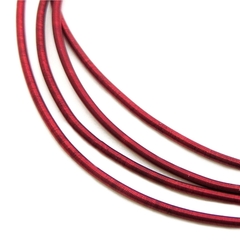 Канитель мягкая, гладкая, KAN/MK, 1,3 мм, матовая, марсала