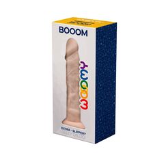 Телесный фаллоимитатор Booom - 19,3 см. - 