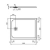 Душевой поддон 100х80 см Ideal Standard Ultraflat S K8219FV