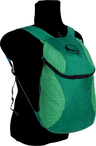 Картинка рюкзак складной Ticket to the Moon backpack mini зеленый-св.зеленый - 1
