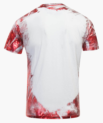 The Saints Sinphony | Футболка мужская WHITE RED ZUES LOGO TS2884 спина