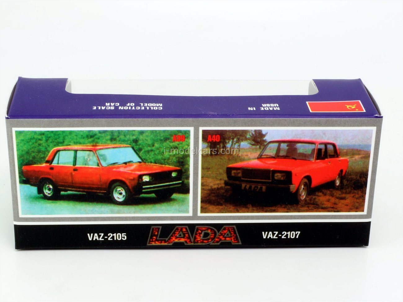 NovoExport USSR 1/43 – Boîte Vide Pour Lada 2105 – Occasion
