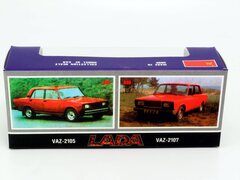Box VAZ-2105 2107 A39 A40 Made in USSR 1:43 reprint Agat Tantal
