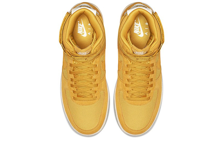Nike air force suede yellow hotsell