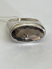 Раухтопаз 266 (кольцо из серебра)