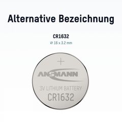 Батарейка CR 1632 ANSMANN 3V (Premium)