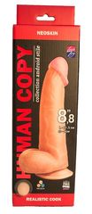 Телесный фаллоимитатор HUMAN COPY 8,8