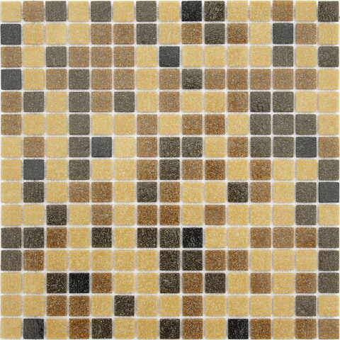 Стеклянная мозаика Caramelle - Albero 20x20x4 на сетке (40 шт в упак)