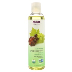 Now Foods, Solutions, Органическое масло из виноградных семечек, 8 унц. (237 мл)