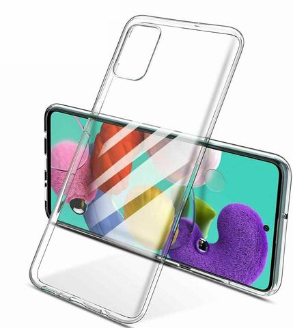 Силиконовый чехол TPU Clear case (толщина 1.0 мм) для Samsung Galaxy M51 (Прозрачный)
