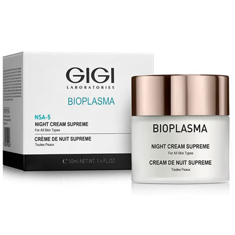 GIGI Bioplasma: Крем энергетический ночной для лица Суприм (Night Cream Supreme)