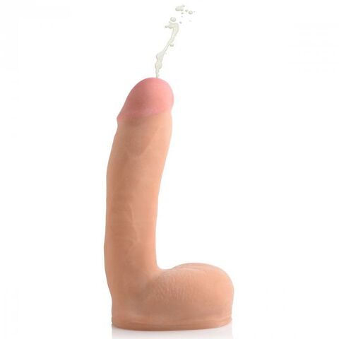 Телесный фаллоимитатор Squirting Dildo - 21,6 см. - XR Brands Loadz AF654